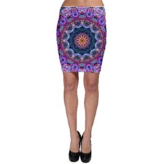 Purple Lotus Bodycon Skirts by Zandiepants