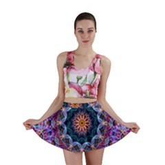 Purple Lotus Mini Skirts by Zandiepants