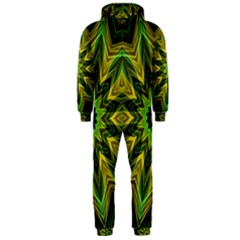 Woven Jungle Leaves Mandala Hooded Jumpsuit (men)  by Zandiepants