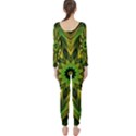 Woven Jungle Leaves Mandala Long Sleeve Catsuit View2