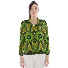 Woven Jungle Leaves Mandala Wind Breaker (Women)