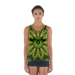 Woven Jungle Leaves Mandala Tops