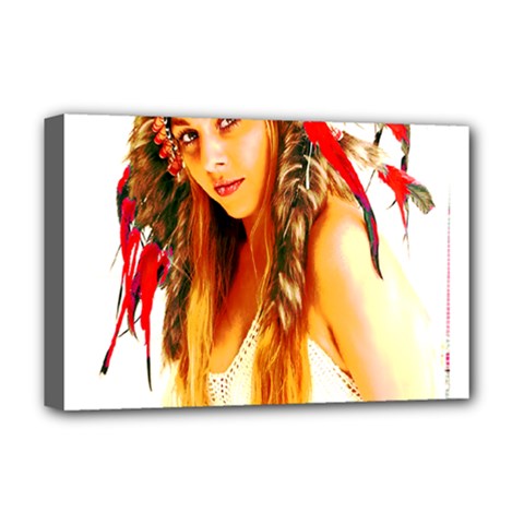 Indian 26 Deluxe Canvas 18  X 12   by indianwarrior