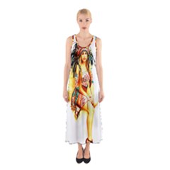 Indian 16 Full Print Maxi Dress by indianwarrior