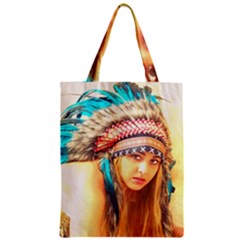 Indian 14 Zipper Classic Tote Bag by indianwarrior