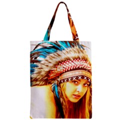 Indian 12 Zipper Classic Tote Bag by indianwarrior