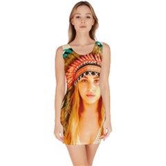 Indian 28 Sleeveless Bodycon Dress by indianwarrior