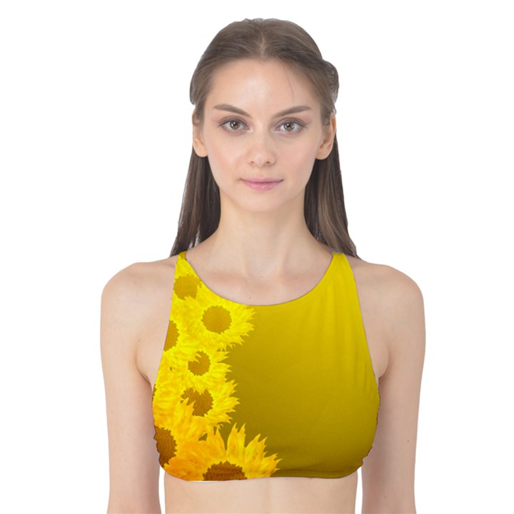 SUNFLOWER Tank Bikini Top