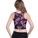 PINK CAMOUFLAGE Racer Back Crop Tops View2