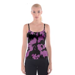 Pink Camouflage Spaghetti Strap Tops by LetsDanceHaveFun