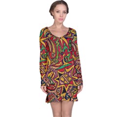 4400 Pix Long Sleeve Nightdress by MRTACPANS