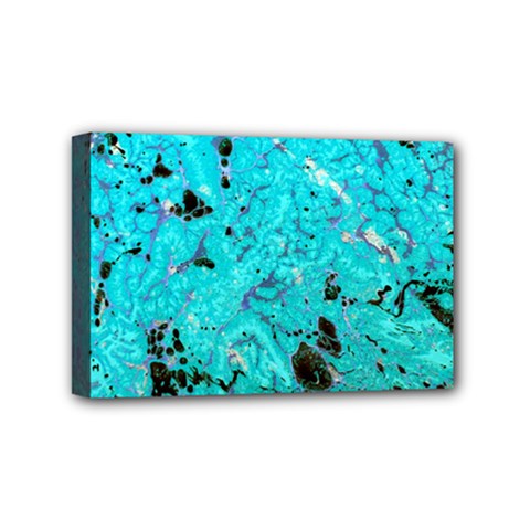 Aquamarine Collection Mini Canvas 6  X 4  by bighop