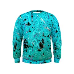 Aquamarine Collection Kids  Sweatshirt by bighop