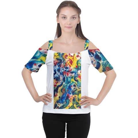 Colors Of The World Bighop Collection By Jandi Women s Cutout Shoulder Tee by bighop