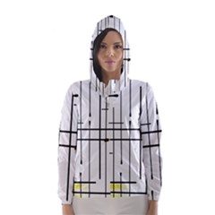 White Limits By Jandi Hooded Wind Breaker (women) by bighop