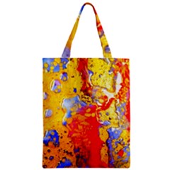 Gold And Red Zipper Classic Tote Bag by 20JA