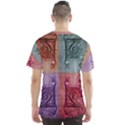 Vintage Flower Squares Men s Sport Mesh Tee View2