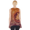 Vintage Ladies Artwork Orange Side Drop Tank Tunic View2