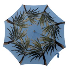 Tropical Palm Tree  Hook Handle Umbrellas (small) by BrightVibesDesign