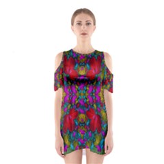 May Your Wonderful Dreams Come True In Fauna   Cutout Shoulder Dress by pepitasart