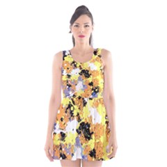 Abstract #10 Scoop Neck Skater Dress by Uniqued