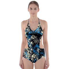 Abstract #15 Cut-out One Piece Swimsuit by Uniqued