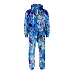 Abstract Floral Hooded Jumpsuit (kids)