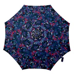 Abstract Floral #3 Hook Handle Umbrellas (large) by Uniqued