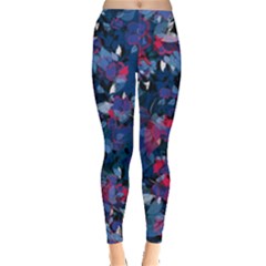 Abstract Floral #3 Leggings  by Uniqued