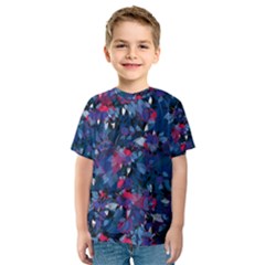 Abstract Floral #3 Kid s Sport Mesh Tee