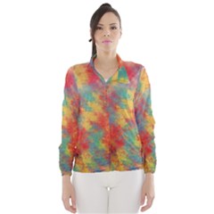 Abstract Elephant Wind Breaker (women)