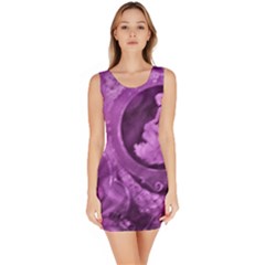 Vintage Purple Lady Cameo Bodycon Dress by BrightVibesDesign