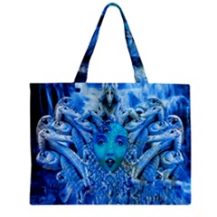 Medusa Metamorphosis Zipper Mini Tote Bag by icarusismartdesigns