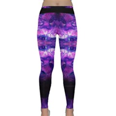 Purple Peace Classic Yoga Leggings by saprillika