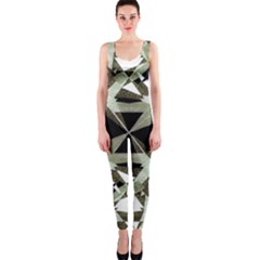 Modern Camo Print  Onepiece Catsuit by dflcprintsclothing