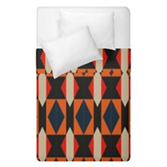 Rhombus And Stripes       Duvet Cover (single Size)