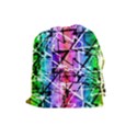 Multicolor Geometric Grunge Drawstring Pouches (Large)  View1