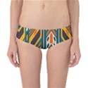 Distorted shapes in retro colors   Classic Bikini Bottoms View1