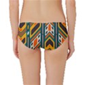 Distorted shapes in retro colors   Classic Bikini Bottoms View2