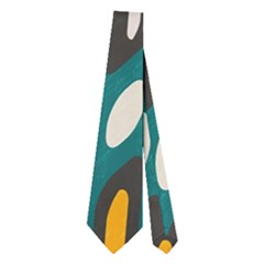 Distorted Shapes In Retro Colors   Necktie by LalyLauraFLM