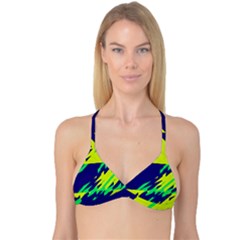 3 Colors Shapes    Reversible Tri Bikini Top