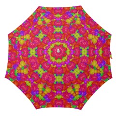 Multicolor Floral Check Straight Umbrellas by dflcprints