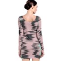 Wave form Long Sleeve Bodycon Dress View2