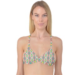 Rhombus Chains       Reversible Tri Bikini Top