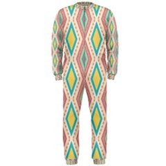 Rhombus Chains       Onepiece Jumpsuit (men) by LalyLauraFLM