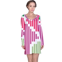 Vertical Stripes    Nightdress