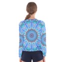 Sapphire Ice Flame, Light Bright Crystal Wheel Women s Long Sleeve Tee View2