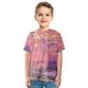 Glorious Skies, Abstract Pink And Yellow Dream Kid s Sport Mesh Tee View1