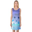 Moonlight Wonder, Abstract Journey To The Unknown Sleeveless Satin Nightdress View1