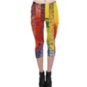 Conundrum I, Abstract Rainbow Woman Goddess  Capri Leggings  View1